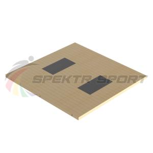 Купить Помост тяжелоатлетический 3х3х0,1м, рез. амортизаторы 1х0,5х0,04м в Октябрьске 
