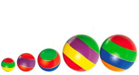 Купить Мячи резиновые (комплект из 5 мячей различного диаметра) в Октябрьске 